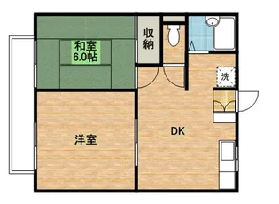 ミヤエールA【1階】の間取り