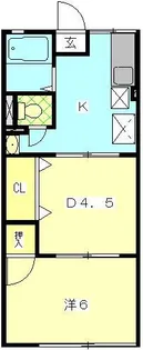 ヤマキ【2階】の間取り