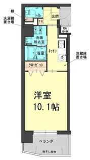 1Kの間取り画像