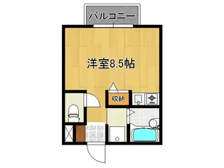 メープルハウス【3階】の間取り