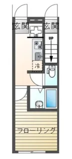 東京都東久留米市金山町1【アパート】の間取り