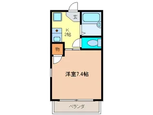 シティヒラソル【2階】の間取り