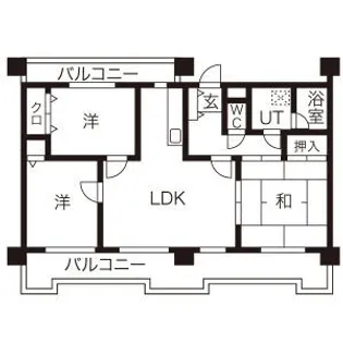 グランドハイリス上社【5階】の間取り