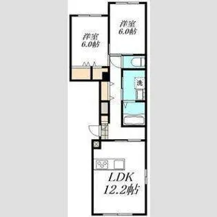 Cuore【1階】の間取り