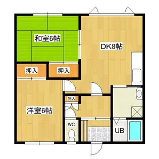 めぐみ2【1階】の間取り