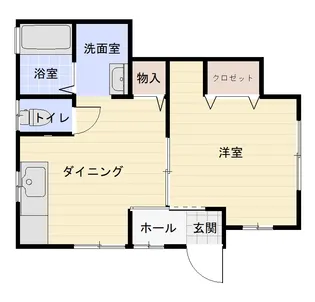 ジョイフルハウス南館【1階】の間取り