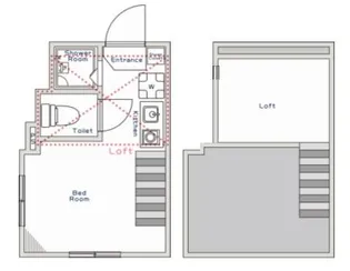 Blue Reef2号館【1階】の間取り