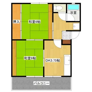 タナカハウスIII【1階】の間取り