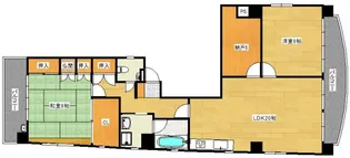 KDコーポ2【8階】の間取り