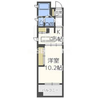 大阪府大阪市北区天満2【マンション】の間取り