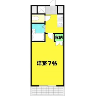 プロムナード都島【4階】の間取り