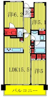 ザ・パークハウス川口本町【12階】の間取り
