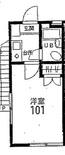 東京都練馬区早宮1【アパート】の間取り