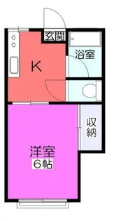 三栄コーポ【2階】の間取り