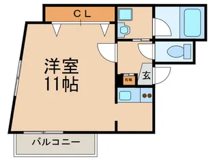 レジデンス内山町【2階】の間取り