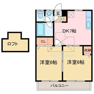 ソシアサニーヒル【2階】の間取り