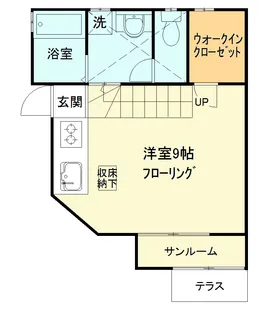 神奈川県横浜市神奈川区旭ケ丘【一戸建】の間取り