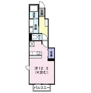 ファイン・Y A【1階】の間取り