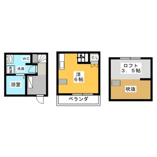 BROWNS【2階】の間取り