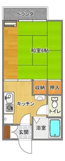 メゾンドフォルテ 1号棟【2階】の間取り