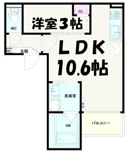 埼玉県さいたま市見沼区丸ヶ崎町【アパート】の間取り
