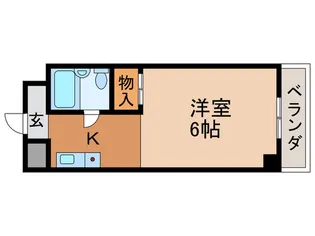 シティハウスJOY三条【4階】の間取り