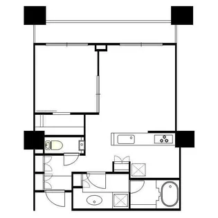 パークコート麻布十番ザ・タワー【9階】の間取り