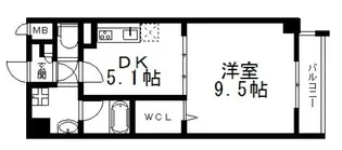 Y`s Lucao(ワイズルカオ)【3階】の間取り