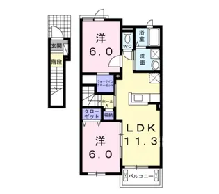 セイバリー メゾンA【2階】の間取り