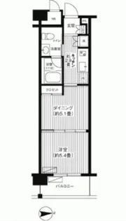 ピエス綱島【4階】の間取り