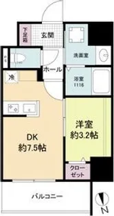 ブランシエスタ都島通【11階】の間取り