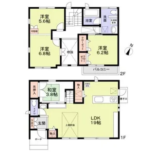 千葉県船橋市緑台2【一戸建】の間取り