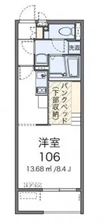 ミランダオリーブガーデンII【2階】の間取り