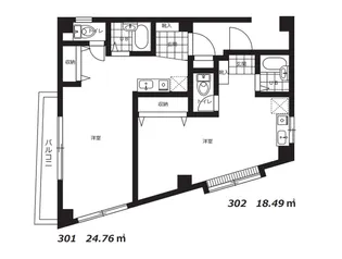 メゾンドポピー【3階】の間取り