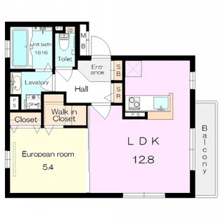 ベラアリエーテ【2階】の間取り