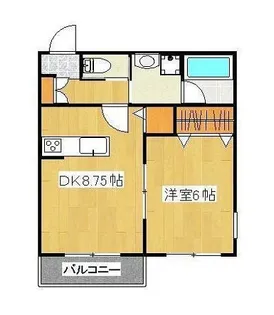 神奈川県横浜市青葉区桂台2【アパート】の間取り