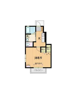 クラヴィア【1階】の間取り