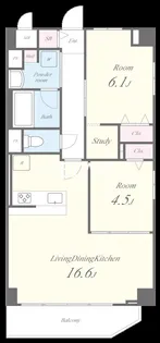 ホープ ファミリア【5階】の間取り