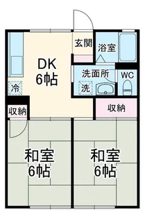 向日葵館【2階】の間取り