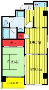 パークステージ王子駅前【1階】の間取り