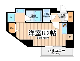 メインステージ川崎8ヴィアート【4階】の間取り