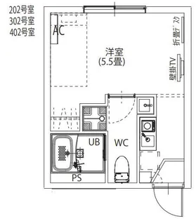 Buzz西新井【2階】の間取り