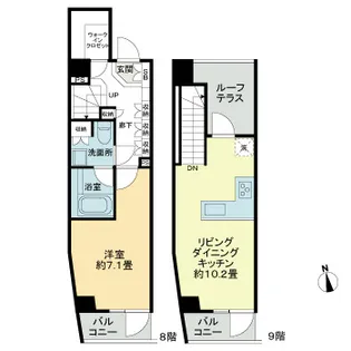 ライオンズフォーシア中野の間取り