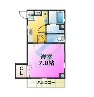 東京都江戸川区上篠崎2【マンション】の間取り