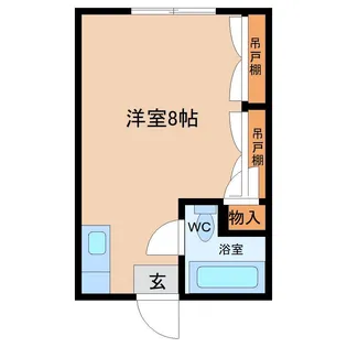 レディース・フラッツ【2階】の間取り