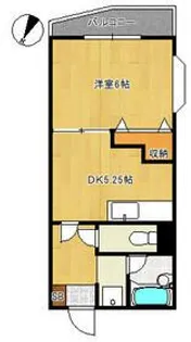 AIX-EN(エックス-アン)【4階】の間取り