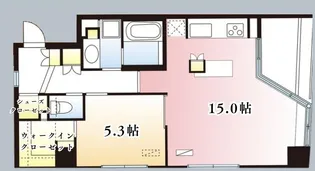 東京都中野区中央5【マンション】の間取り