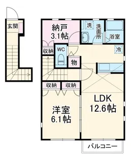 ivy right【2階】の間取り