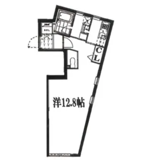 広尾フェリシタ 301号室 3階【3階】の間取り