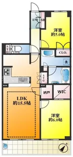 オーベル志村城山【7階】の間取り